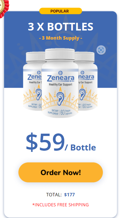  Zeneara 3 Bottles